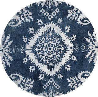 Safavieh Stone Wash STW235 Indigo Area Rug 6' Round