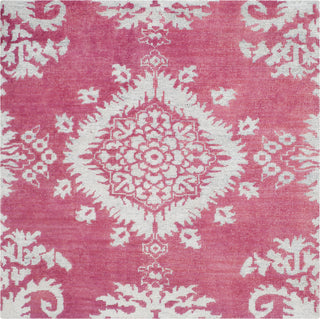 Safavieh Stone Wash STW235 Fuchsia Area Rug 6' Square