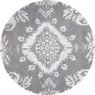 Safavieh Stone Wash STW235 Grey Area Rug 6' Round