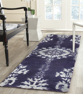 Safavieh Stone Wash STW235 Deep Purple Area Rug Room Scene