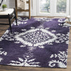 Safavieh Stone Wash STW235 Deep Purple Area Rug Room Scene