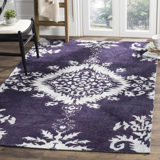 Safavieh Stone Wash STW235 Deep Purple Area Rug Room Scene