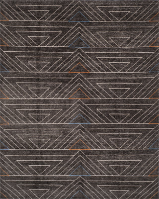 Safavieh Stone Wash STW901 Dark Brown/Multi Area Rug 8' X 10'