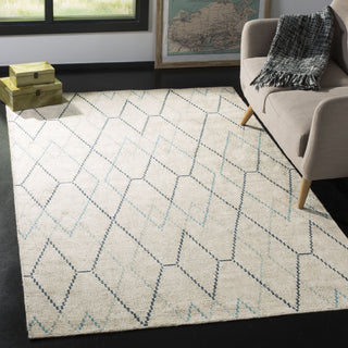 Safavieh Stone Wash STW903 Ivory/Blue Area Rug Room Scene