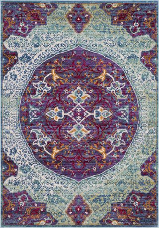 Safavieh Sutton SUT401A Purple/Turquoise Area Rug 