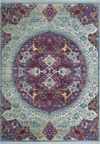 Safavieh Sutton SUT401A Purple/Turquoise Area Rug main image