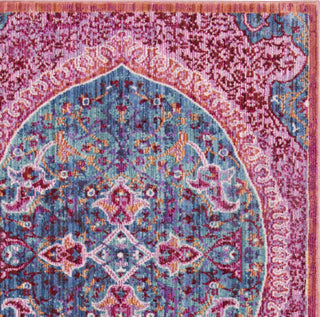 Safavieh Sutton SUT401B Turquoise/Fuchsia Area Rug 