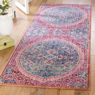 Safavieh Sutton SUT401B Turquoise/Fuchsia Area Rug 