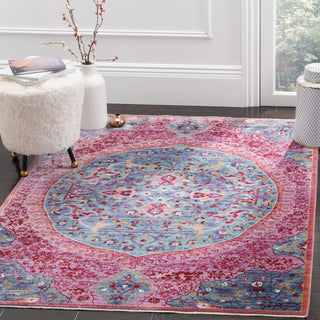 Safavieh Sutton SUT401B Turquoise/Fuchsia Area Rug  Feature