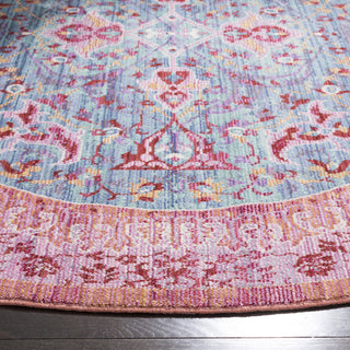 Safavieh Sutton SUT401B Turquoise/Fuchsia Area Rug 