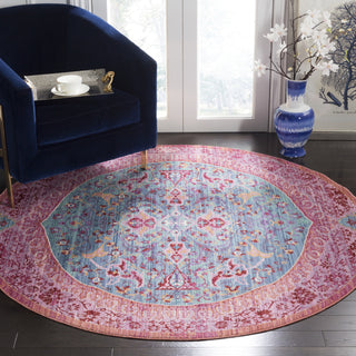 Safavieh Sutton SUT401B Turquoise/Fuchsia Area Rug 