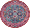 Safavieh Sutton SUT401B Turquoise/Fuchsia Area Rug 
