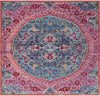 Safavieh Sutton SUT401B Turquoise/Fuchsia Area Rug 