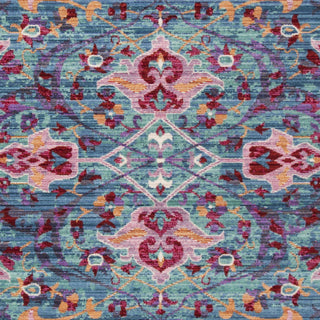 Safavieh Sutton SUT401B Turquoise/Fuchsia Area Rug 