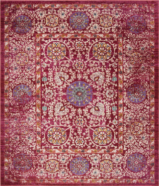 Safavieh Sutton SUT402D Fuchsia/Ivory Area Rug 