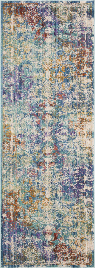 Safavieh Sutton SUT403A Turquoise/Lavander Area Rug 