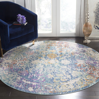 Safavieh Sutton SUT403A Turquoise/Lavander Area Rug 