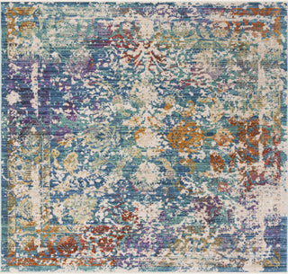 Safavieh Sutton SUT403A Turquoise/Lavander Area Rug 