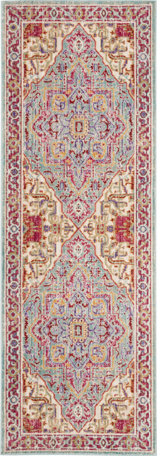 Safavieh Sutton SUT406J Aqua/Multi Area Rug 