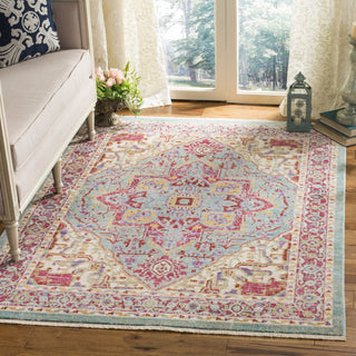 Safavieh Sutton SUT406J Aqua/Multi Area Rug  Feature