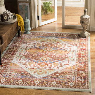 Safavieh Sutton SUT408P Rust/Multi Area Rug  Feature