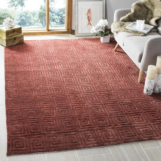 Safavieh Tibetan TB108 Rust Area Rug Room Scene Feature