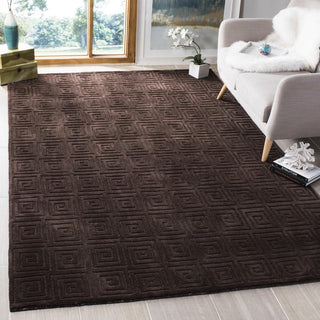 Safavieh Tibetan TB108 Chocolate Area Rug Room Scene Feature