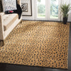 Safavieh Tibetan TB250 Brown Area Rug Room Scene Feature