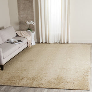 Safavieh Tibetan TB250 Light Beige/Camel Area Rug Room Scene Feature