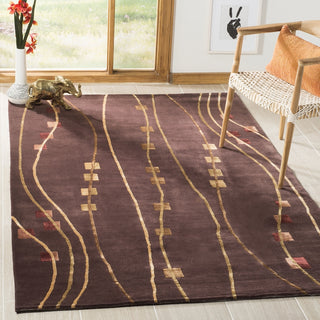 Safavieh Tibetan TB381 Chocolate Area Rug Room Scene