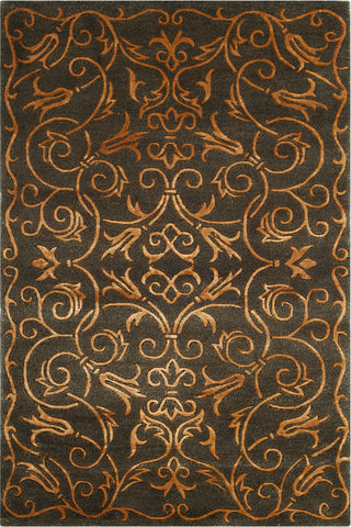 Safavieh Tibetan TB417 Green/Gold Area Rug 