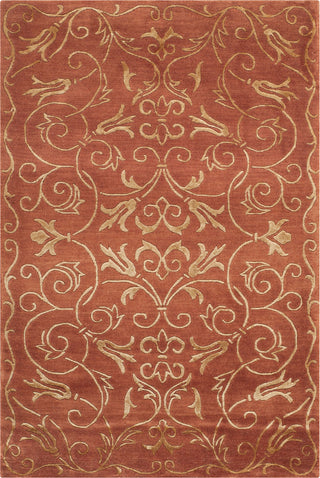 Safavieh Tibetan TB417 Rust/Gold Area Rug 