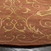 Safavieh Tibetan TB417 Rust/Gold Area Rug Detail