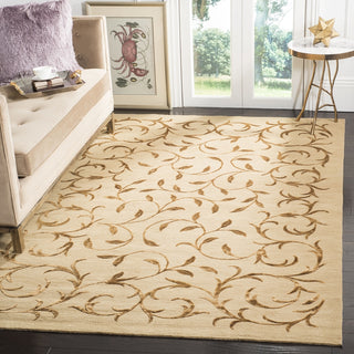 Safavieh Tibetan TB422 Gold Area Rug Room Scene Feature