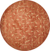 Safavieh Tibetan TB422 Rust/Gold Area Rug Round