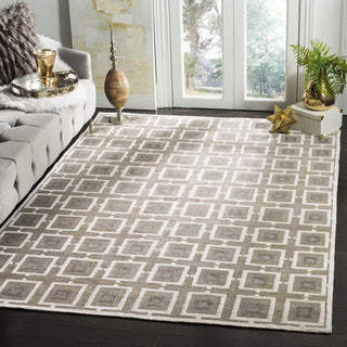 Safavieh Tibetan TB652 Buckwheat/Antique White Area Rug Room Scene Feature