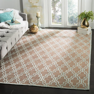 Safavieh Tibetan TB654 Bark/Light Blue Area Rug Room Scene Feature