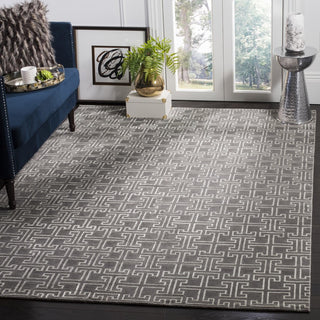 Safavieh Tibetan TB832 Grey/Ivory Area Rug Room Scene Feature