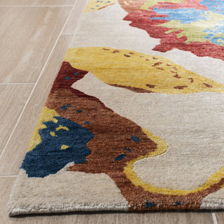 Safavieh Tibetan TB840 White/Multi Area Rug Detail