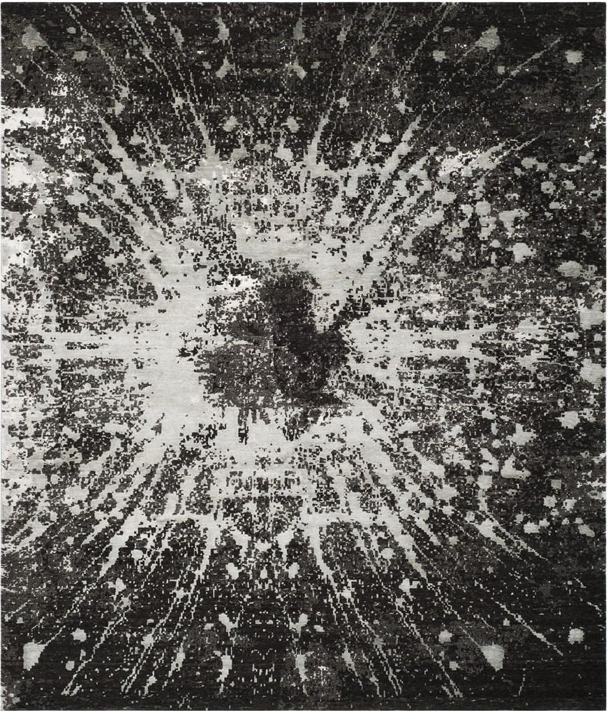 Safavieh Tibetan TB927 Silver/Black Area Rug main image