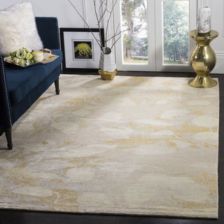 Safavieh Tibetan TB955 Creme/Yellow Area Rug Room Scene Feature