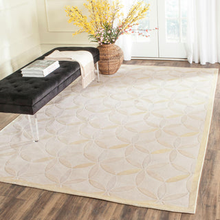 Safavieh Tibetan TB960 Powder Yellow Area Rug Room Scene Feature