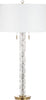 Safavieh Rayna 37-Inch H Table Lamp Clear/Gold 