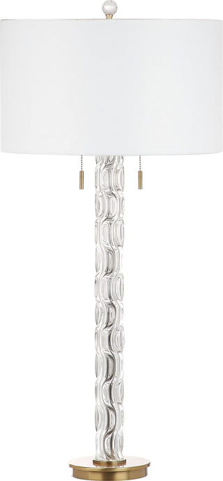 Safavieh Rayna 37-Inch H Table Lamp Clear/Gold 