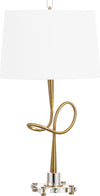 Safavieh Hensley 3025-Inch H Table Lamp Gold/Clear Mirror 