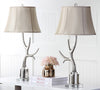 Safavieh Adele Antler 16-Inch H Table Lamp Silver Mirror 