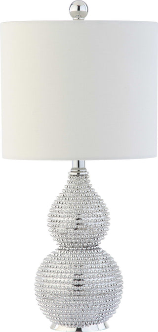 Safavieh Clarabel Chrome Table Lamp Silver 