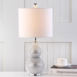 Safavieh Clarabel Chrome Table Lamp Silver  Feature