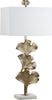 Safavieh Tala Ginkgo Leaf Table Lamp Antique Gold Mirror 