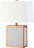Safavieh Sayer Table Lamp Copper/White Mirror 
